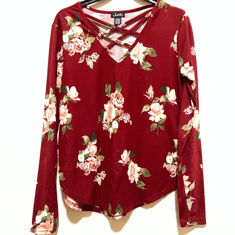 Floral Long Sleeve- Small